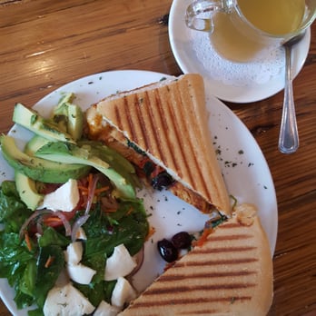 Lemoni Cafe - Mediterranean chicken panini - Breakfast & Brunch Near Me - Miami, Florida