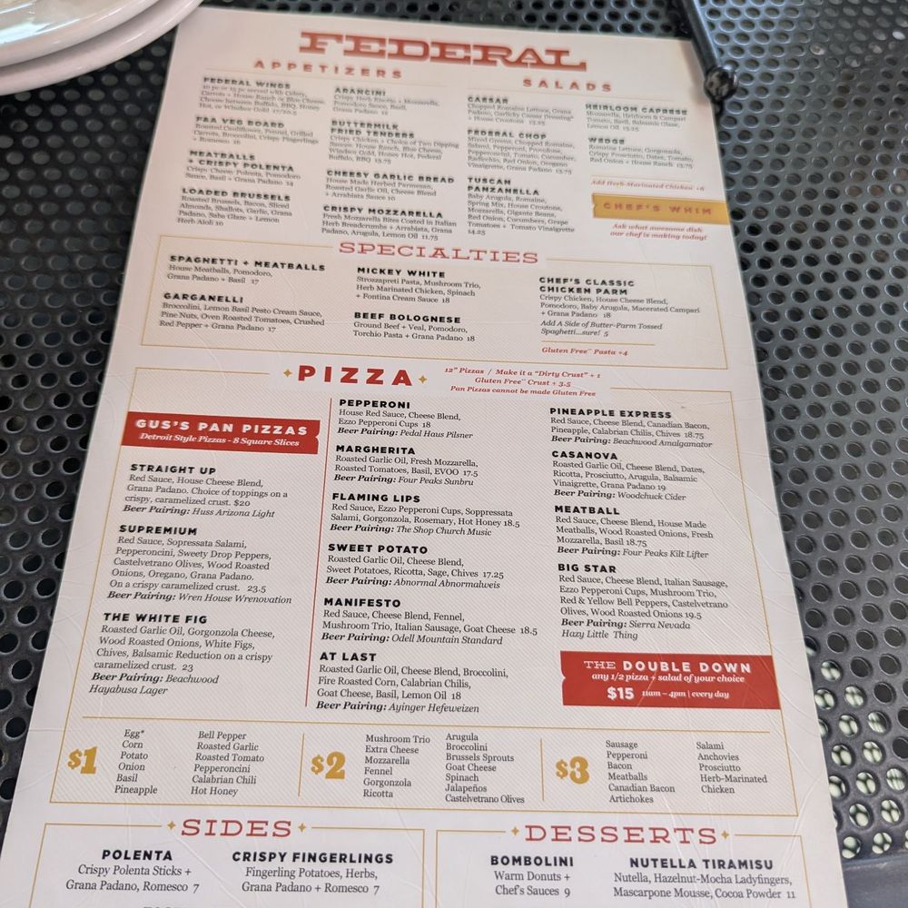Federal Pizza - Pizza Near Me - Phoenix, Arizona Federal Pizza - Pizza Near Me - Phoenix, Arizona