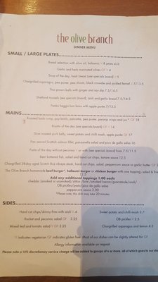 Menu photo 1 Olive Branch Bistro Edinburgh, EDH Menu photo 1 Olive Branch Bistro Edinburgh, EDH