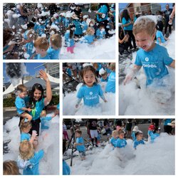 Bubble foam party