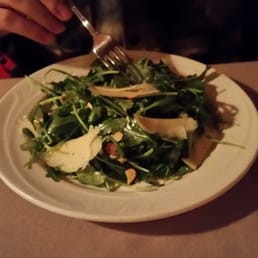Arugula salad, Asiago toasted nuts and light vinaigrette