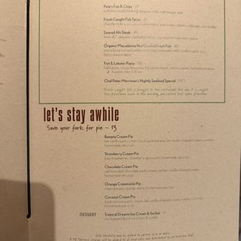 Monkeypod Kitchen by Merriman - Menu page 3 - New American Near Me - Kihei, Hawaii