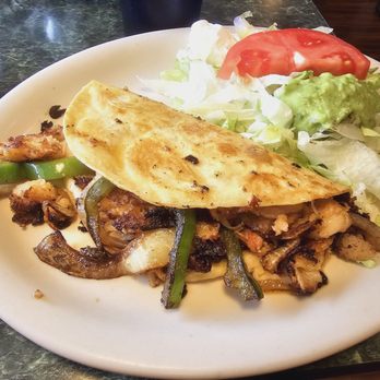 La Cocina - Processed cheese food "blend" overpowered the imitation lobster meat in this lobster quesadilla. - Mexican Near Me - Chittenango, New York