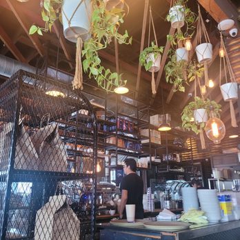 Fratelli Cafe - Inside greenery. - Coffee & Tea Near Me - Los Angeles, California