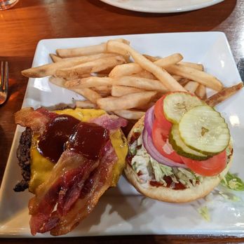 Rock Bottom Restaurant & Brewery - BBQ bacon burger, tasty - Brewpubs Near Me - Bethesda, Maryland Rock Bottom Restaurant & Brewery - BBQ bacon burger, tasty - Brewpubs Near Me - Bethesda, Maryland