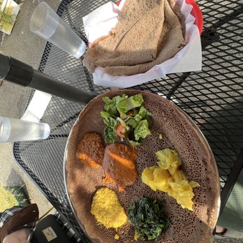Cafe Selam - Vegetarian Combo - Ethiopian Near Me - Seattle, Washington