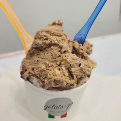 Gelato-go - El Segundo - Med. Ferrero Rocher & Sour Black Cherry ($7.15)  03-24-2023
