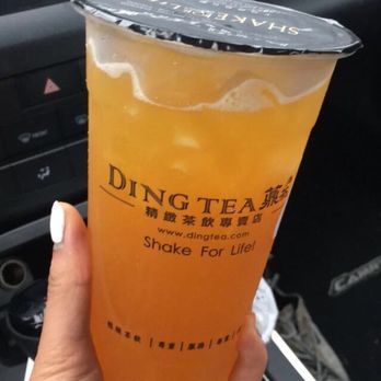 Ding Tea - my free passionfruit tea! was too excited & drank all my milk tea before i could take a photo - Coffee & Tea Near Me - San Diego, California Ding Tea - my free passionfruit tea! was too excited & drank all my milk tea before i could take a photo - Coffee & Tea Near Me - San Diego, California