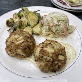 One Eyed Mike's - Crab cake entree - American Near Me - Baltimore, Maryland One Eyed Mike's - Crab cake entree - American Near Me - Baltimore, Maryland