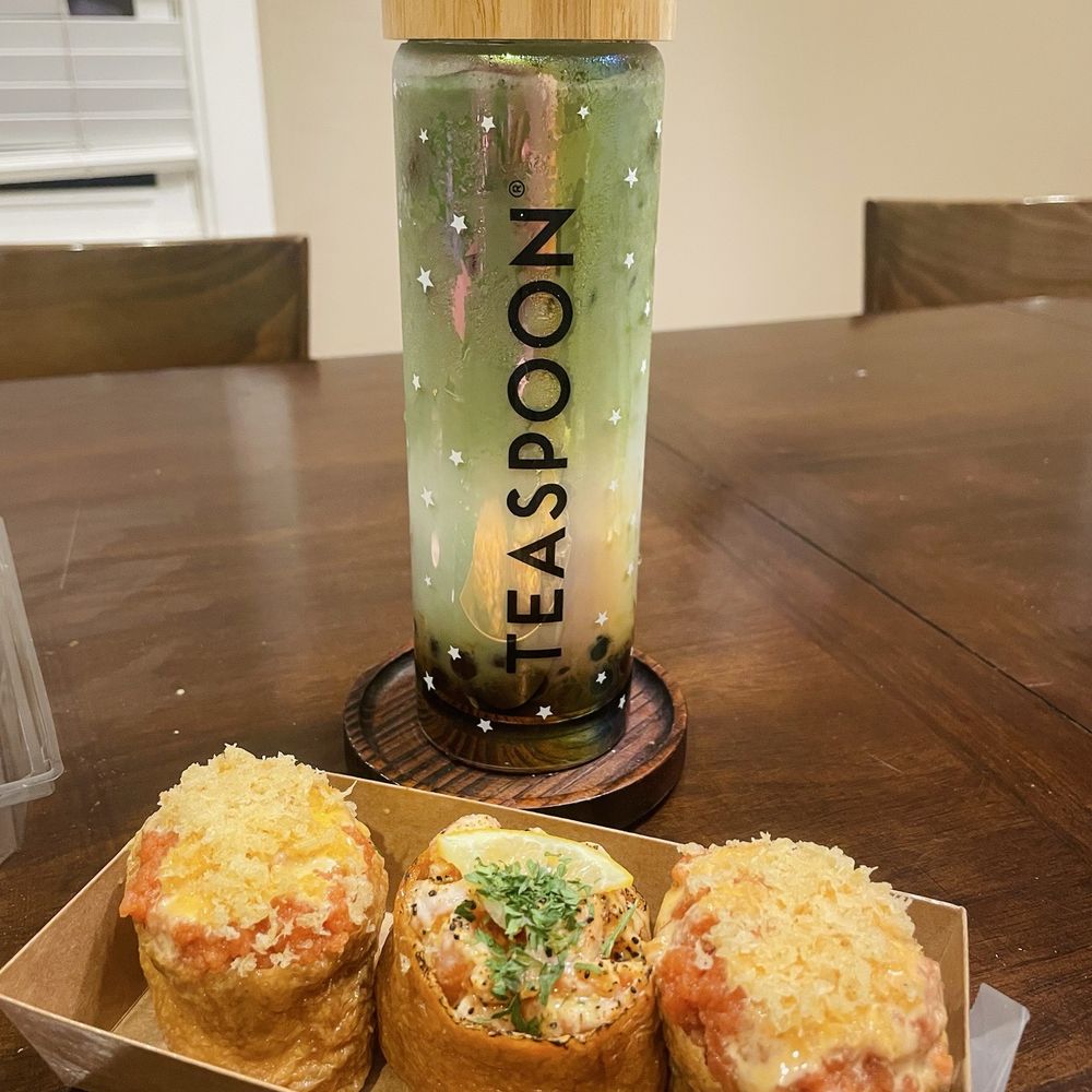 SPICY TUNA (2 count) and LEMON PEPPER SALMON (1 count) SPICY TUNA (2 count) and LEMON PEPPER SALMON (1 count)