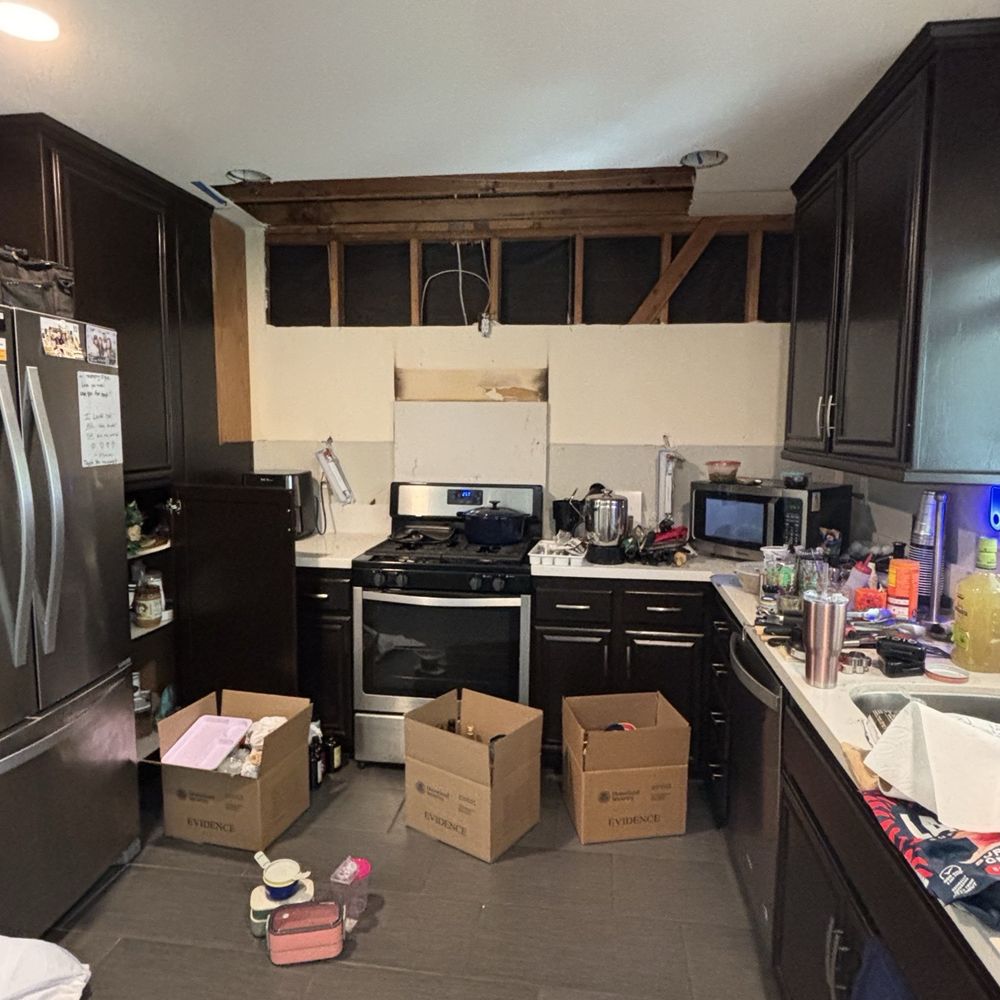All Pros - Here is a before picture of the kitchen - Damage Restoration Near Me - San Marcos, California