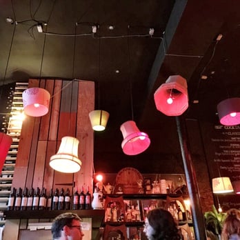 Rioja - Cool lighting above the bar - Tapas Bars Near Me - Glasgow, GLG Rioja - Cool lighting above the bar - Tapas Bars Near Me - Glasgow, GLG