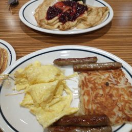 Two breakfast meals for $37, with coffee.