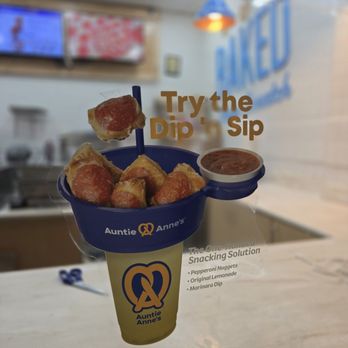 Auntie Anne's - One handed snacking solution!!!! - Fast Food Near Me - Tacoma, Washington Auntie Anne's - One handed snacking solution!!!! - Fast Food Near Me - Tacoma, Washington