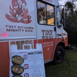 Tiny Thai truck at Borderland Music Festival! Yay!
