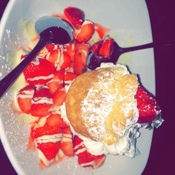 Bonefish Grill - Strawberry Drop Shortcake was delicious! - Seafood Near Me - Orlando, Florida Bonefish Grill - Strawberry Drop Shortcake was delicious! - Seafood Near Me - Orlando, Florida