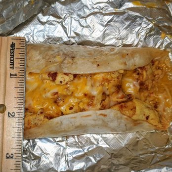 Taco Brother - Chorizo, egg, & cheese taco - So big, I just had to get a ruler! Tasty and filling! - Tacos Near Me - Austin, Texas Taco Brother - Chorizo, egg, & cheese taco - So big, I just had to get a ruler! Tasty and filling! - Tacos Near Me - Austin, Texas