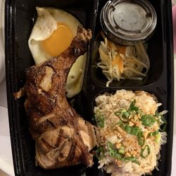 Modern Filipino Cuisine - Chicken Inasal with garlic fried rice