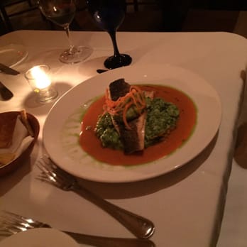 Brasitas - Bronzino with pesto risotto (unbelievable) - Spanish Near Me - Stamford, Connecticut