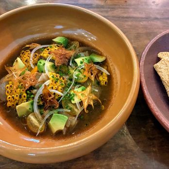 Tikuun - Manzano Chili and Mexican Plum Aguachile, Poached Shrimp - Mexican Near Me - Guadalajara, JAL Tikuun - Manzano Chili and Mexican Plum Aguachile, Poached Shrimp - Mexican Near Me - Guadalajara, JAL