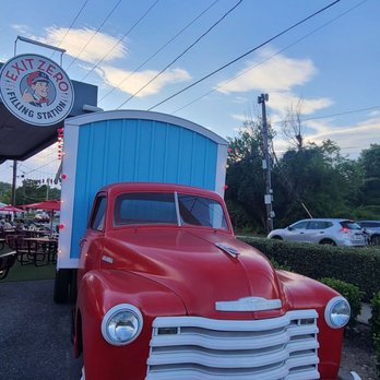 Exit Zero Filling Station - Cool truck with dinning option with reservation. - Burgers Near Me - Cape May, New Jersey Exit Zero Filling Station - Cool truck with dinning option with reservation. - Burgers Near Me - Cape May, New Jersey