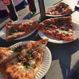 Dont have all pizzas in this picture but we tried Margherita pizza Cheezus The dude Peñoroni Ghost
