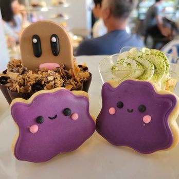 Oishiii Sweets - Ditto Sugar Cookie, Diglett Mud Cup, Matcha Panna Cotta - Desserts Near Me - Toronto, Ontario Oishiii Sweets - Ditto Sugar Cookie, Diglett Mud Cup, Matcha Panna Cotta - Desserts Near Me - Toronto, Ontario