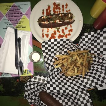 Unicorn - Sriracha dog, garlic fries and corn dog. Decently prepared. we finished it all. - New American Near Me - Seattle, Washington Unicorn - Sriracha dog, garlic fries and corn dog. Decently prepared. we finished it all. - New American Near Me - Seattle, Washington