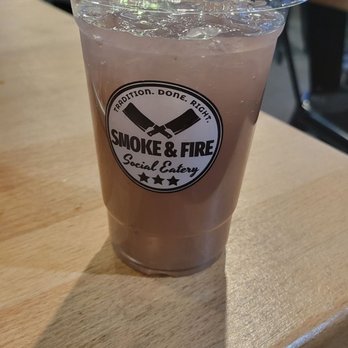 Smoke & Fire Social Eatery - Fire Strawberry Lemonade Smoke Black Lemonade - Comfort Food Near Me - Paramount, California Smoke & Fire Social Eatery - Fire Strawberry Lemonade Smoke Black Lemonade - Comfort Food Near Me - Paramount, California
