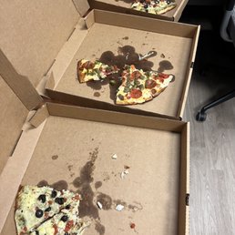 Multiple pizzas tried. Multiple pizzas tried.