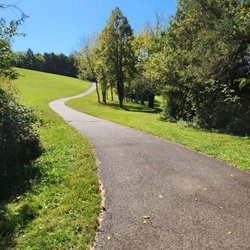 Rockwater Park - Paved paths through a beautiful and large, grassy area.
