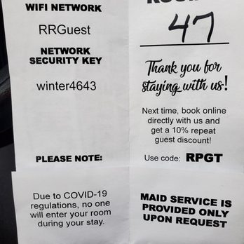 Robinhood Resort - Not supposed to have entered room. - Big Bear Lake, CA