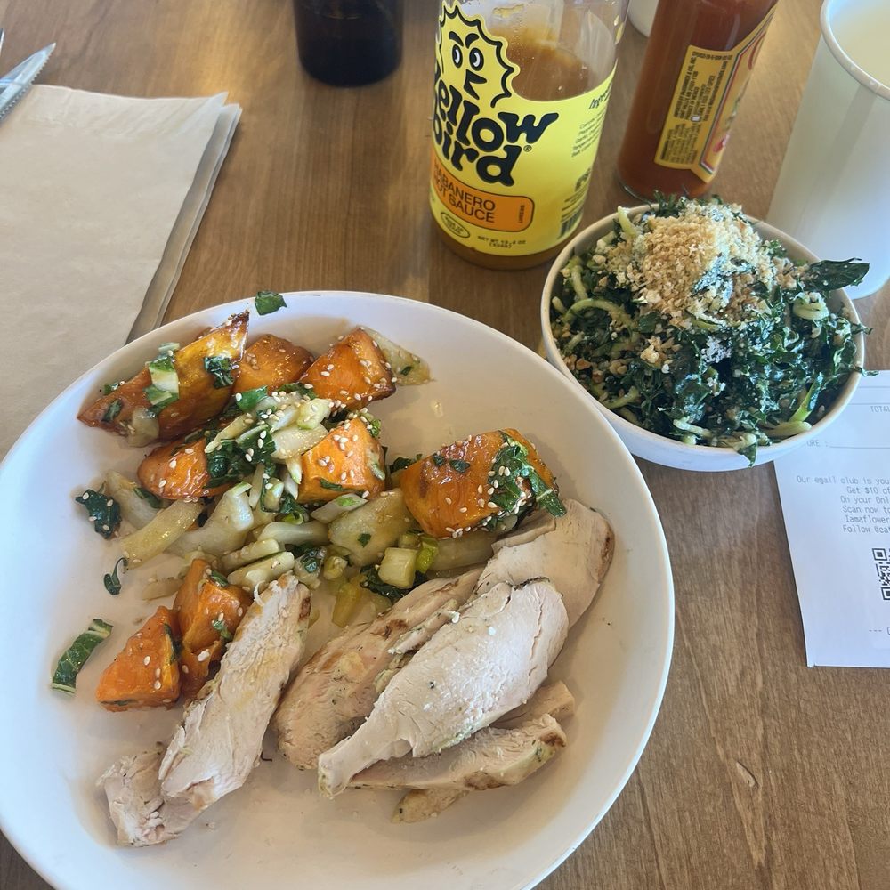 Flower Child - Build Your Own with Chicken, Sweet Potato, & Kale Salad - New American Near Me - Tempe, Arizona