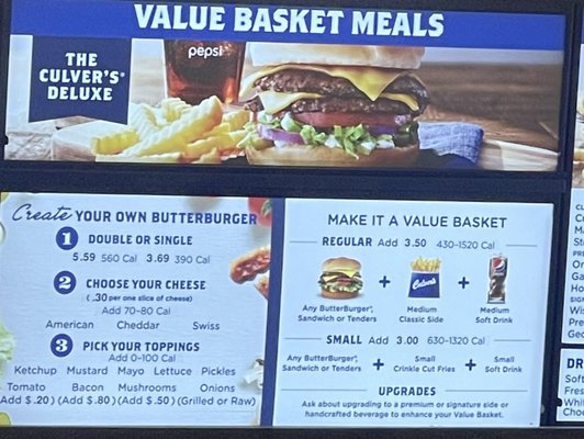 Menu photo 1 Culver's Mobile, AL