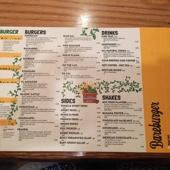 Bareburger - Upper East Side - More of the menu - Burgers Near Me - New York, New York