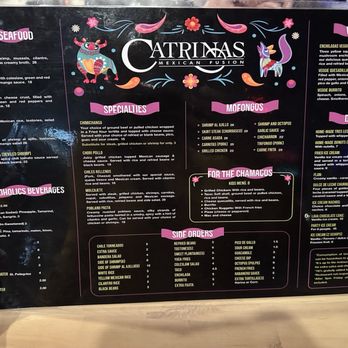 Catrinas Mexican Fusion - Menú - Mexican Near Me - Orlando, Florida Catrinas Mexican Fusion - Menú - Mexican Near Me - Orlando, Florida