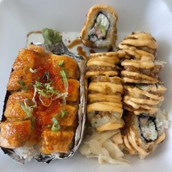 Tapa Sushi Japanese Cuisine - Volcano and Vegas Roll