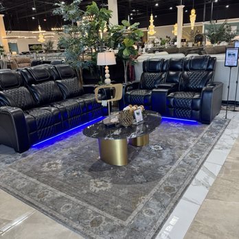 Furniture Land - Just inside the front door...wow look at those "accent light" on those couches! - Furniture Stores Near Me - Santa Maria, California Furniture Land - Just inside the front door...wow look at those "accent light" on those couches! - Furniture Stores Near Me - Santa Maria, California