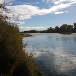 Desembocadura Río Gallego - Desde el mirador de la desembocadura