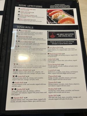 Menu photo 2 Kasai Sushi Bar & Kitchen Gainesville, FL Menu photo 2 Kasai Sushi Bar & Kitchen Gainesville, FL
