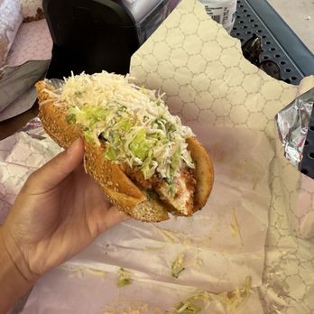 Cheat’s Cheesesteaks - Crispy Chicken Caesar sandwich on seeded bun - Sandwiches Near Me - Charlotte, North Carolina