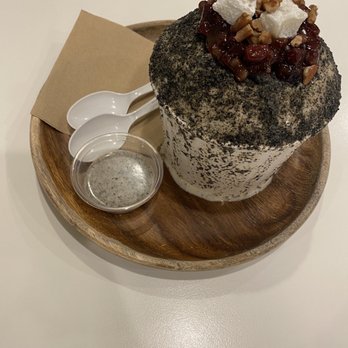Anko - Black sesame shaved ice - Desserts Near Me - Los Angeles, California Anko - Black sesame shaved ice - Desserts Near Me - Los Angeles, California