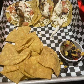 Coles Bar & Grill - Fish Tacos with chips and salsa - American Near Me - Ruston, Washington