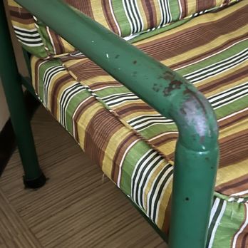Benguet Prime Hotel - Chair.  It doesn't look so bad now but wait till you see it in person. - Hotels Near Me - Baguio, BEN
