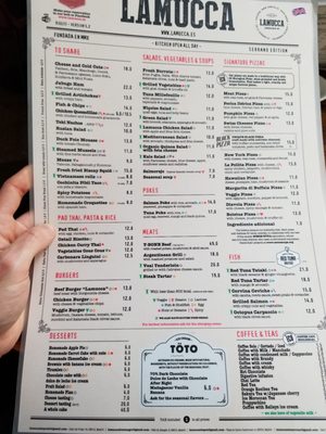 Menu photo 8 Lamucca Madrid, M