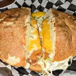 Franky's Pizza & Delicatessen - GIANT Haddock Sandwich