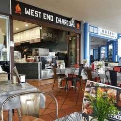 West End Charcoal - Al fresco dining and entrance