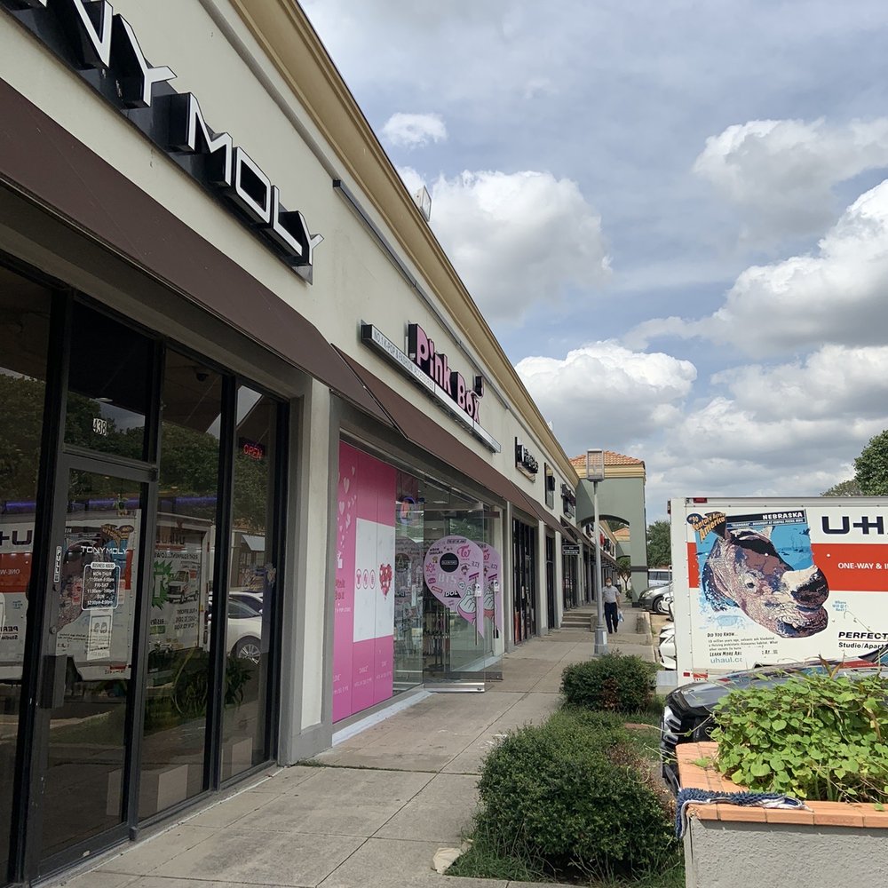 Pink box - Store exterior - Mobile Phone Accessories Near Me - Carrollton, Texas