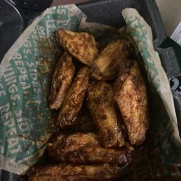 Wings without the blue cheese that I paid for