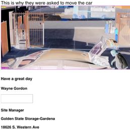 Email stating I am not allowed on property. Reason unknown. I imagine it is in response to my unhappy review.